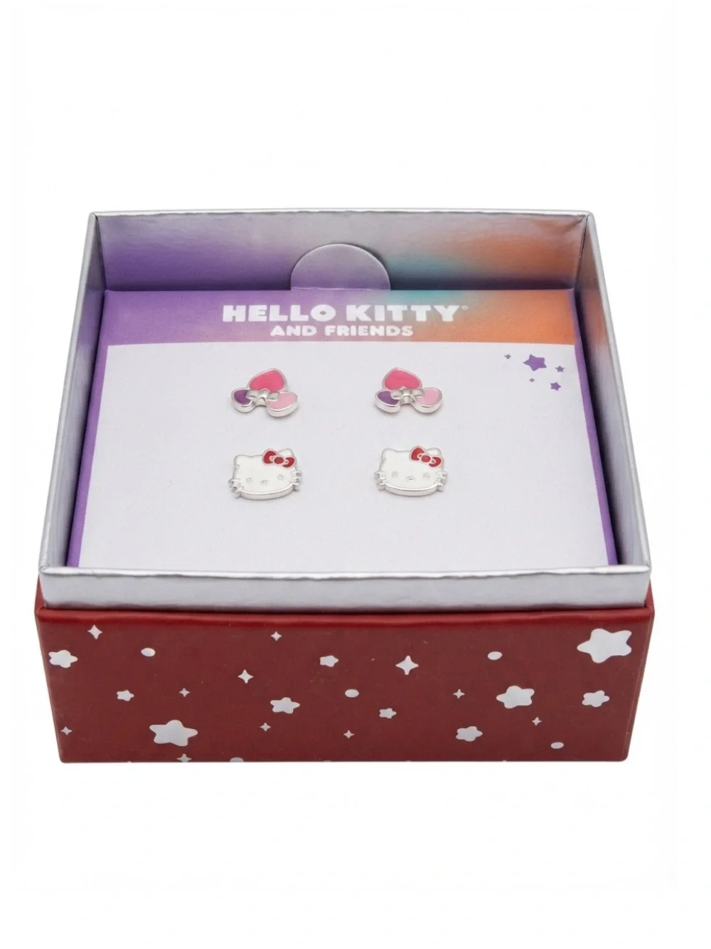 Sanrio Silver Plated Hello Kitty and Friends Stud Earring Set (NWT)